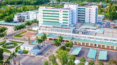 চাউ ডক জেনারেল হাসপাতাল, আন জিয়াং, একটি সবুজ স্থান যেখানে মানুষ চিকিৎসার জন্য নিশ্চিন্তে আসতে পারে।