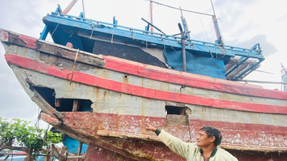 Vissers uit Gia Lai hebben kapitaal nodig om boten te repareren die beschadigd zijn door storm nr. 13