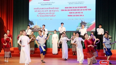 বিদেশে অধ্যয়নরত লাও শিক্ষার্থীদের ভিয়েতনামী সংস্কৃতির প্রতি ভালোবাসা জাগানো