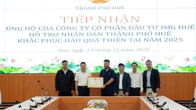 IMG Huế - chủ đầu tư An Cựu City đồng hành cùng chính quyền thành phố Huế khắc phục hậu quả thiên tai 2025