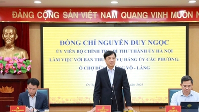 Hanoi Party Secretary Nguyen Duy Ngoc: Everything must have a name, a person in charge, and a time limit for completion.