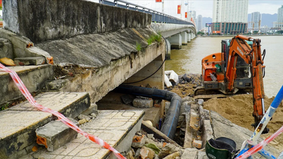 Khanh Hoa: Pilonul podului Tran Phu a fost grav erodat
