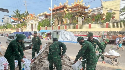 Polisen och gränsbevakningen i Mui Ne fokuserar på att hantera högvatten