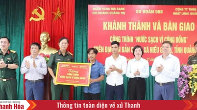MB Quang Tri overleverer prosjektet «Rent vann for lokalsamfunnet» på Ban Chua