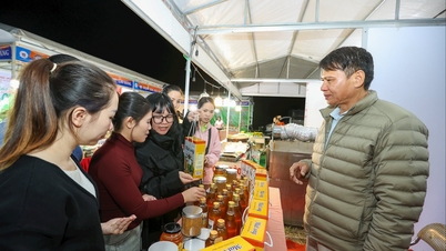 কিয়েন হাই কমিউনের গ্রামাঞ্চলে পণ্য আনার জন্য ৩০টি ভিয়েতনামী বুথ বাজারে অংশগ্রহণ করে।