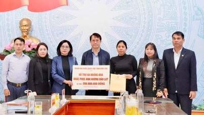 Nasjonalforsamlingsdelegasjonen i Dak Lak-provinsen donerte 200 millioner dong for å støtte Krong Ana kommune med å utstyre redningskjøretøy under flom.