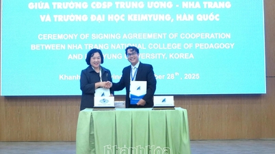Nha Trang Central Pedagogical College signed a cooperation agreement with Keimyung University (Korea)