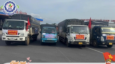 Szkoła podstawowa w Ho Chi Minh City przetransportowała 30 ton towarów, aby przekazać je uczniom i mieszkańcom Phu Yen