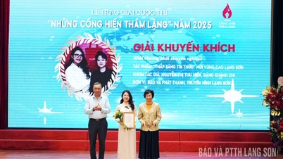 Ziarul, radioul și televiziunea Lang Son au o lucrare care a câștigat concursul de scriere „Contribuții silențioase” în 2025.