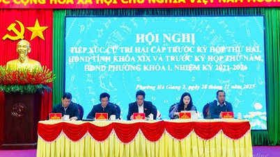 Tổ đại biểu số 12 HĐND tỉnh tiếp xúc cử tri tại phường Hà Giang 2