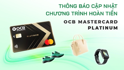 Oppdateringsvarsel om OCB Mastercard Platinum cashback-programmet