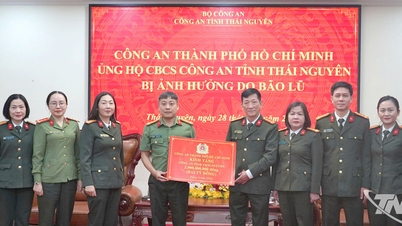 Polis Bandaraya Ho Chi Minh menyokong 2 bilion VND untuk mengatasi akibat yang disebabkan oleh banjir