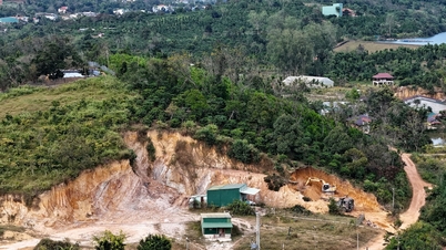 Celý kopec v Dong Gia Nghia byl „vytesán“ za účelem nelegálního využívání půdy.