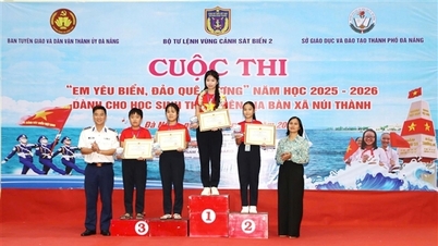 Schüler in einigen zentralen Küstenprovinzen sind begeistert von dem Wettbewerb „Ich liebe das Meer und die Inseln meiner Heimat“.