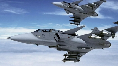 JAS 39 গ্রিপেন ফাইটারকে একই শ্রেণীতে তার প্রতিযোগীদের থেকে অনেক দূরে সরিয়ে দেওয়ার রহস্যটি বোঝানো হচ্ছে