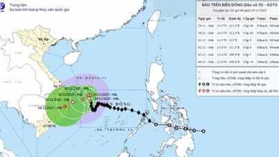 Bão số 15 giữ nguyên hướng và cường độ, di chuyển nhanh hơn