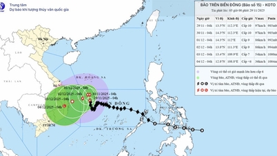 طوفان شماره ۱۵ دارای تندبادهای سطح ۱۳ است و به آرامی حرکت می‌کند.