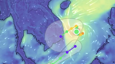 嵐15号は減速、マレーシアからの熱帯低気圧は加速