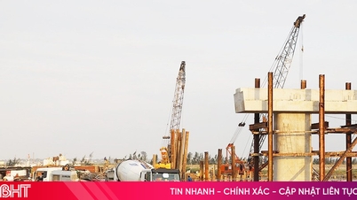 Gunstig weer, Ha Tinh versnelt tegelijkertijd de voortgang van belangrijke projecten