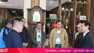 Đón đoàn du lịch Thái Lan đầu tiên đến Hà Tĩnh qua cầu Hữu Nghị 5