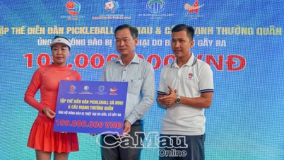 Ca Mau Enterprises Turn to the Central Region Through Charity Pickleball Tournament