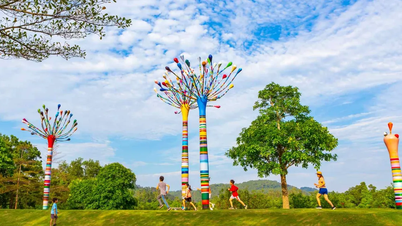 พื้นที่ศิลปะในป่า : ความกลมกลืนระหว่างมนุษย์และธรรมชาติ