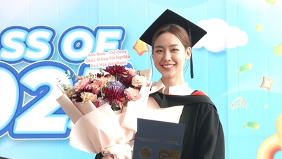 Frøken Le Nguyen Bao Ngoc fikk sin universitetsgrad med utmerkelse.