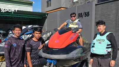 第33回東南アジア競技大会を別にすれば、タイのジェットスキー選手は洪水救援のヒーローに変身する