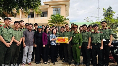 סגן מזכיר קבוע של ועדת המפלגה המחוזית, צאו טי הואה אן, ביקר ועודד את כוחות החזית בקומונות טוי אן טאי ודונג שואן.