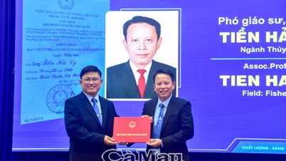 Το Πανεπιστήμιο Bac Lieu τιμά τον νέο Αναπληρωτή Καθηγητή Tien Hai Ly