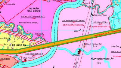 Quy hoạch Vành đai 4 và ĐT 826D qua xã Phước Vĩnh Tây, Long An