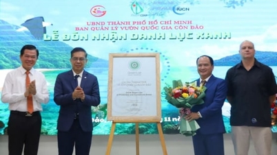 Taman Negara Con Dao menerima pensijilan Senarai Hijau global