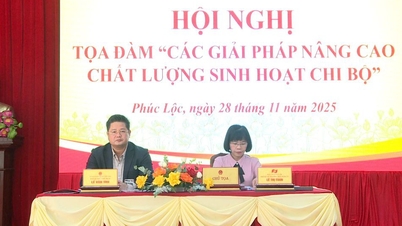 Phuc Loc Commune discusses solutions to improve the quality of Party cell activities