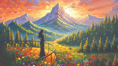 Kaya dağına yaslanmış