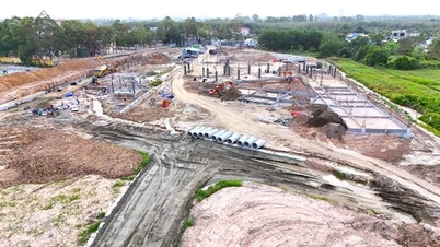 پروژه جدید منطقه شهری در بخش نین تان هنوز درگیر پرداخت غرامت و کارهای پاکسازی محل است.