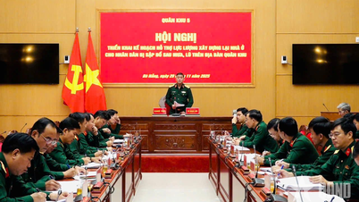 Wilayah Tentera 5 dengan pantas membina rumah untuk orang ramai yang rumah mereka runtuh akibat banjir.