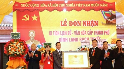 هونغ سون يحصل على شهادة تصنيف الآثار على مستوى المدينة