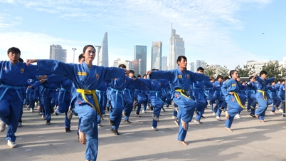 قام أكثر من 60 ألف طالب في مدينة هوشي منه بأداء فنون الدفاع عن النفس والموسيقى معًا، محققين رقمًا قياسيًا عالميًا.