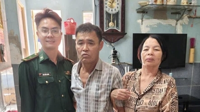 Lực lượng biên phòng hỗ trợ đưa người đàn ông đi lạc về nhà an toàn