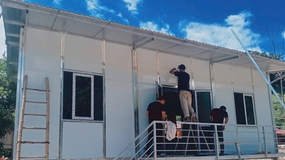 Nghe An: Sel mağdurlarının Ay Yeni Yılı'ndan önce taşınabilmesi için acilen evler inşa edin