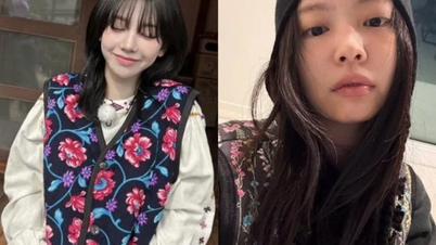 "Büyükanne" çiçekli yelekler Kore'de kışı hareketlendiriyor