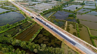 نارتھ-ساؤتھ ایکسپریس وے کا آخری مرحلہ Tet سے پہلے فنش لائن تک پہنچنے کے لیے تیز ہوتا ہے۔