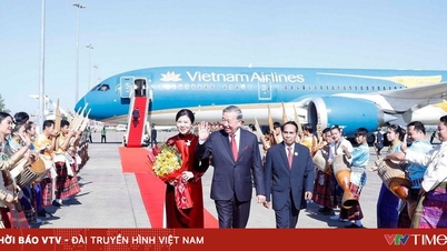 Le secrétaire général To Lam et son épouse arrivent à Vientiane, entamant une visite d'État au Laos.