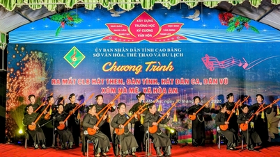 A Then ének-, tinh lant- és népdalklub elindítása Na Me faluban, Hoa An községben - Cao Bang Elektronikus Újság