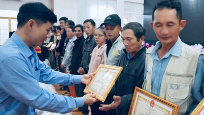 Dong Xuan rewards 347 brave individuals who saved people during the flood