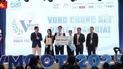 ハノイ法科大学がVMoot 2025模擬裁判大会で優勝
