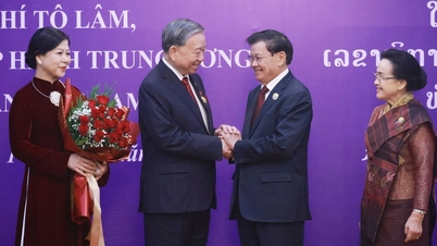 Lào trao tặng Tổng Bí thư Tô Lâm huân chương cao quý nhất