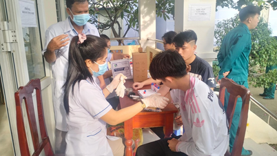 Ninh Hai Commune organizes military service health check-up in 2026