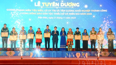 Das Zentralkomitee des Ho-Chi-Minh-Kommunistischen Jugendverbandes ehrte 36 herausragende Persönlichkeiten aus Bergregionen ethnischer Minderheiten.