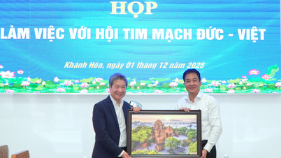 省の指導者はドイツ・ベトナム心臓病協会と協力する